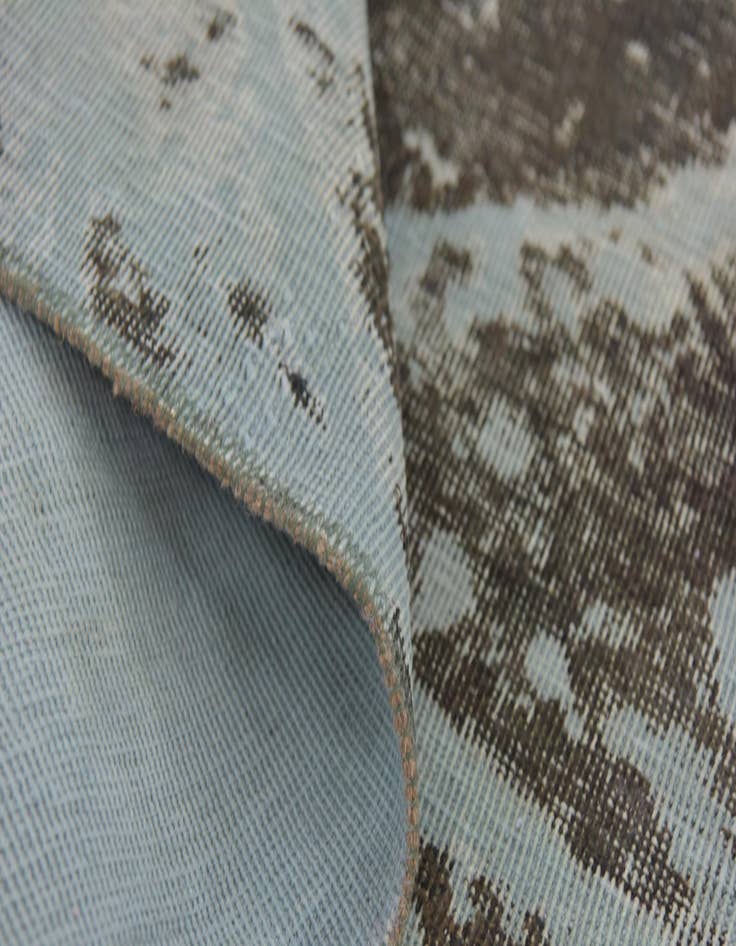 Detail image of 4' 7 x 5' 9  Hand Knotted Ultra Vintage Persian Wool Square Rug