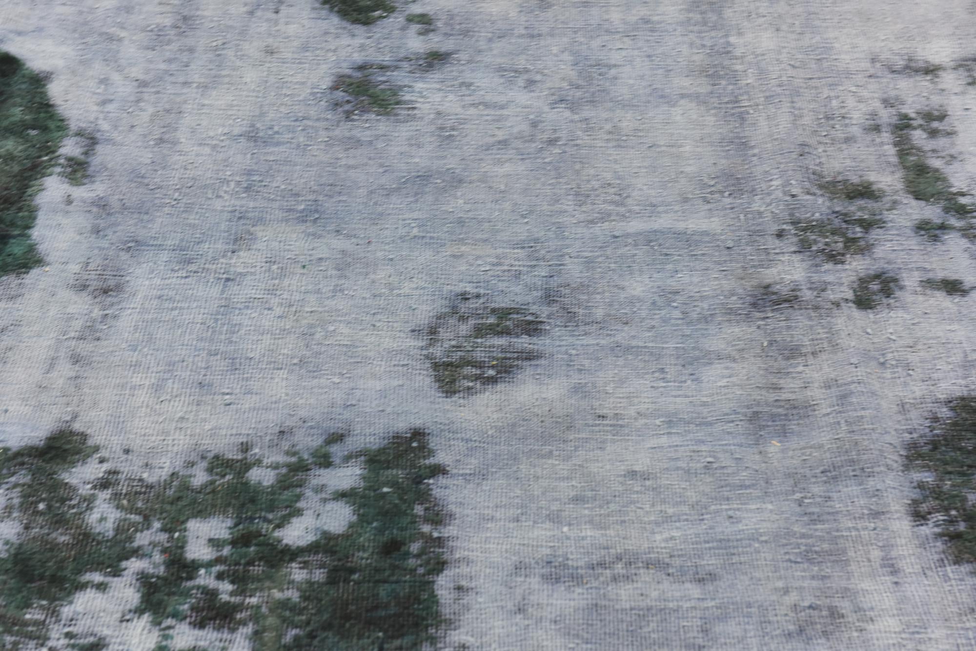 9' 2 x 10' 6 Hand Knotted Ultra Vintage Persian Wool Square Rug