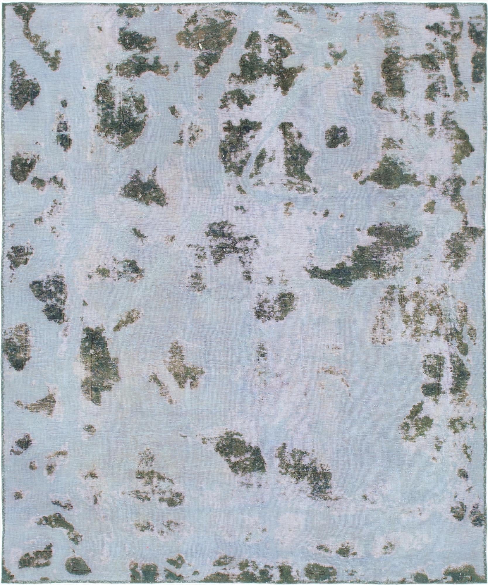 5' 9 x 7'  Hand Knotted Ultra Vintage Persian Wool Square Rug