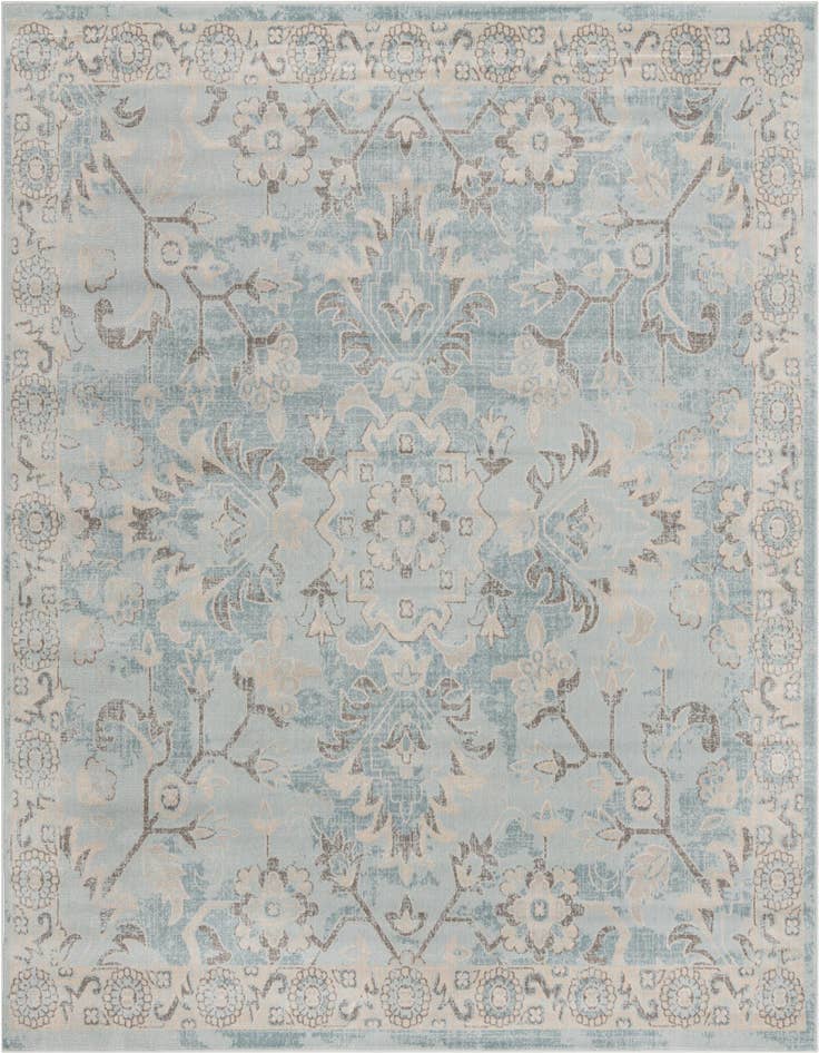 Detail image of 8' x 8' Victoria Square Rug