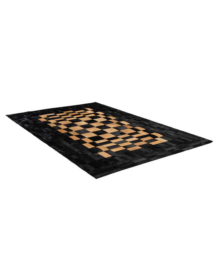 5' 2 x 7' 11 Cowhide - Patchwork Rug