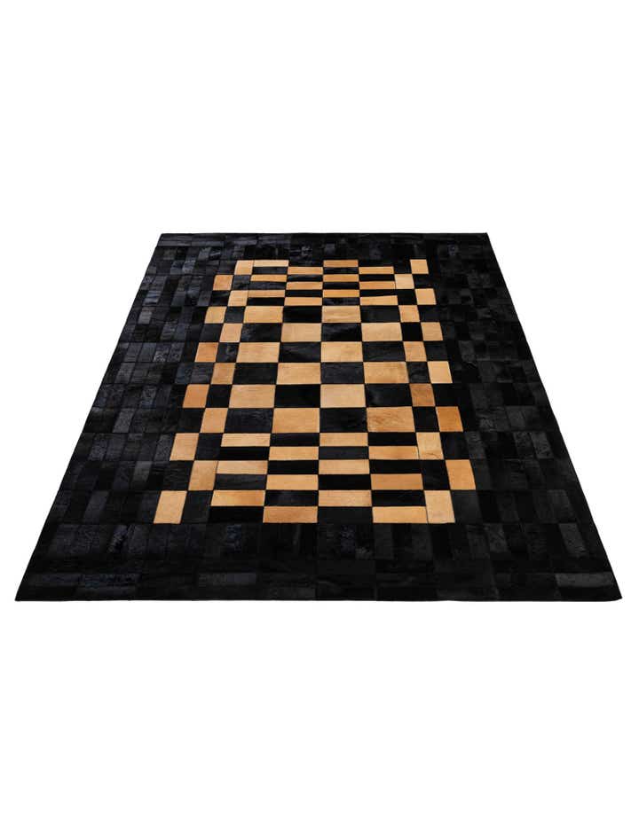 5' 2 x 7' 11 Cowhide - Patchwork Rug