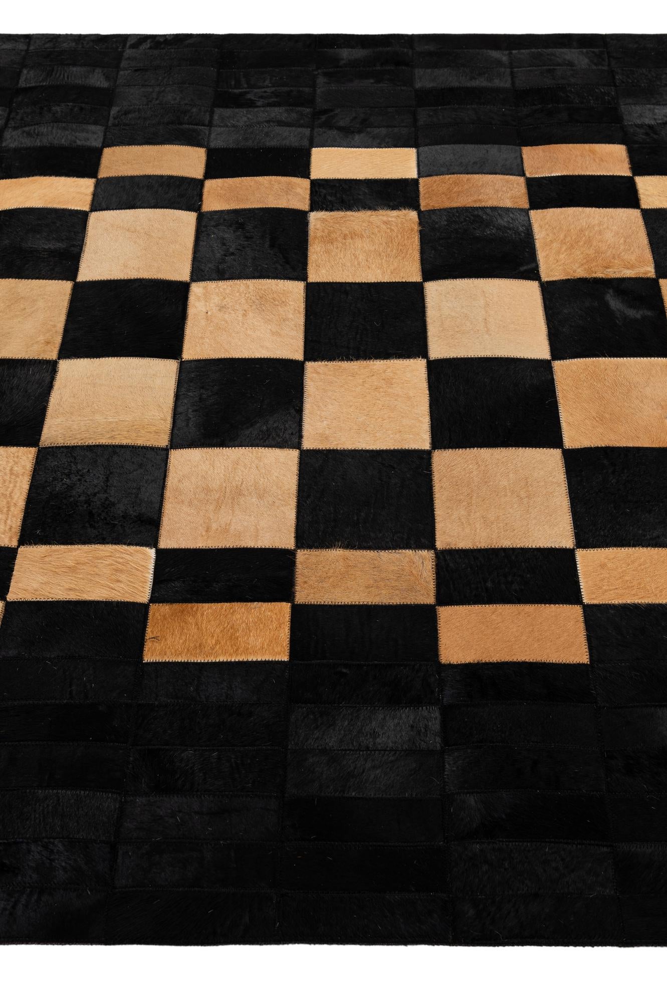 5' 2 x 7' 11 Cowhide - Patchwork Rug