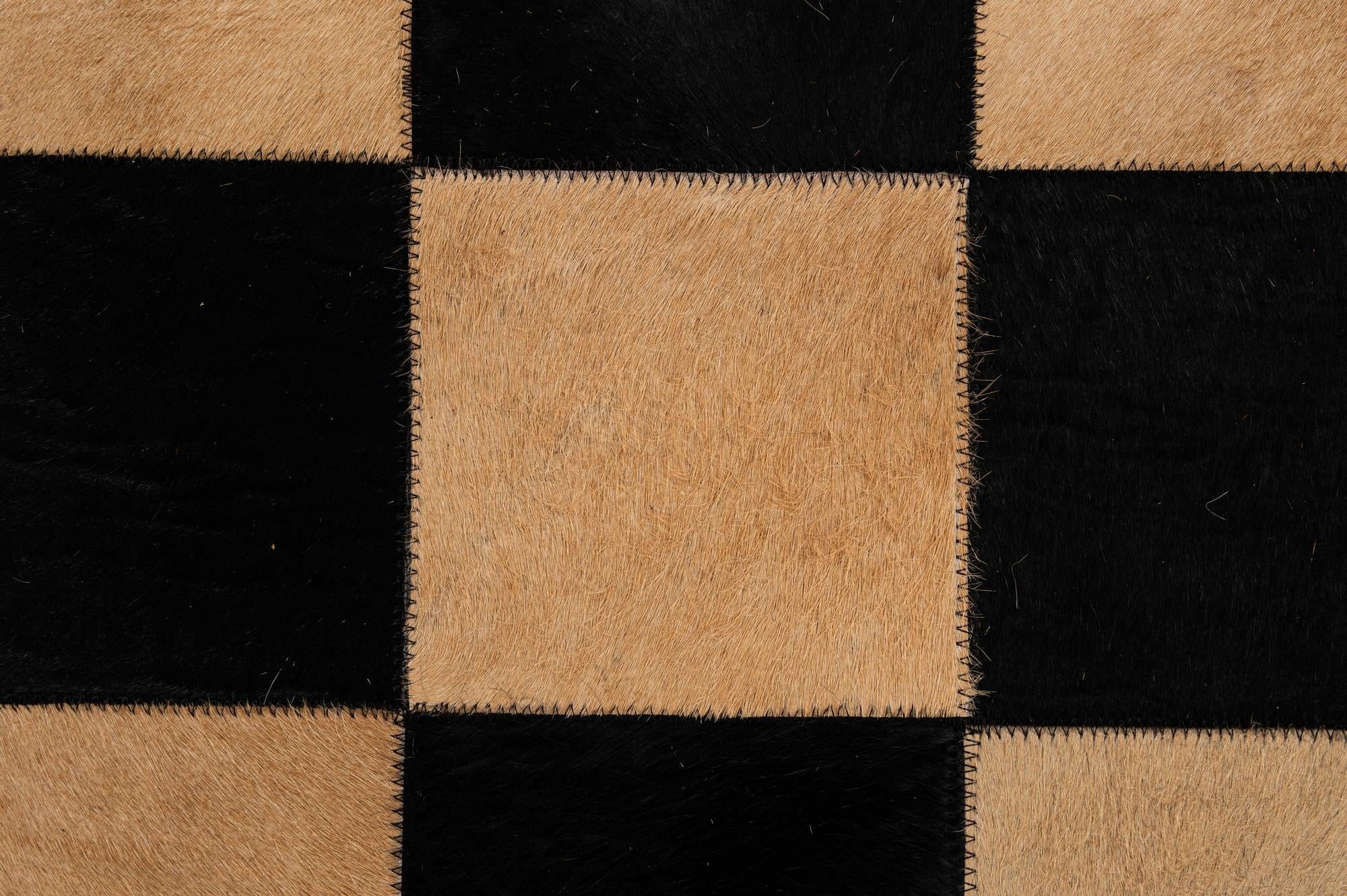 5' 2 x 7' 11 Cowhide - Patchwork Rug