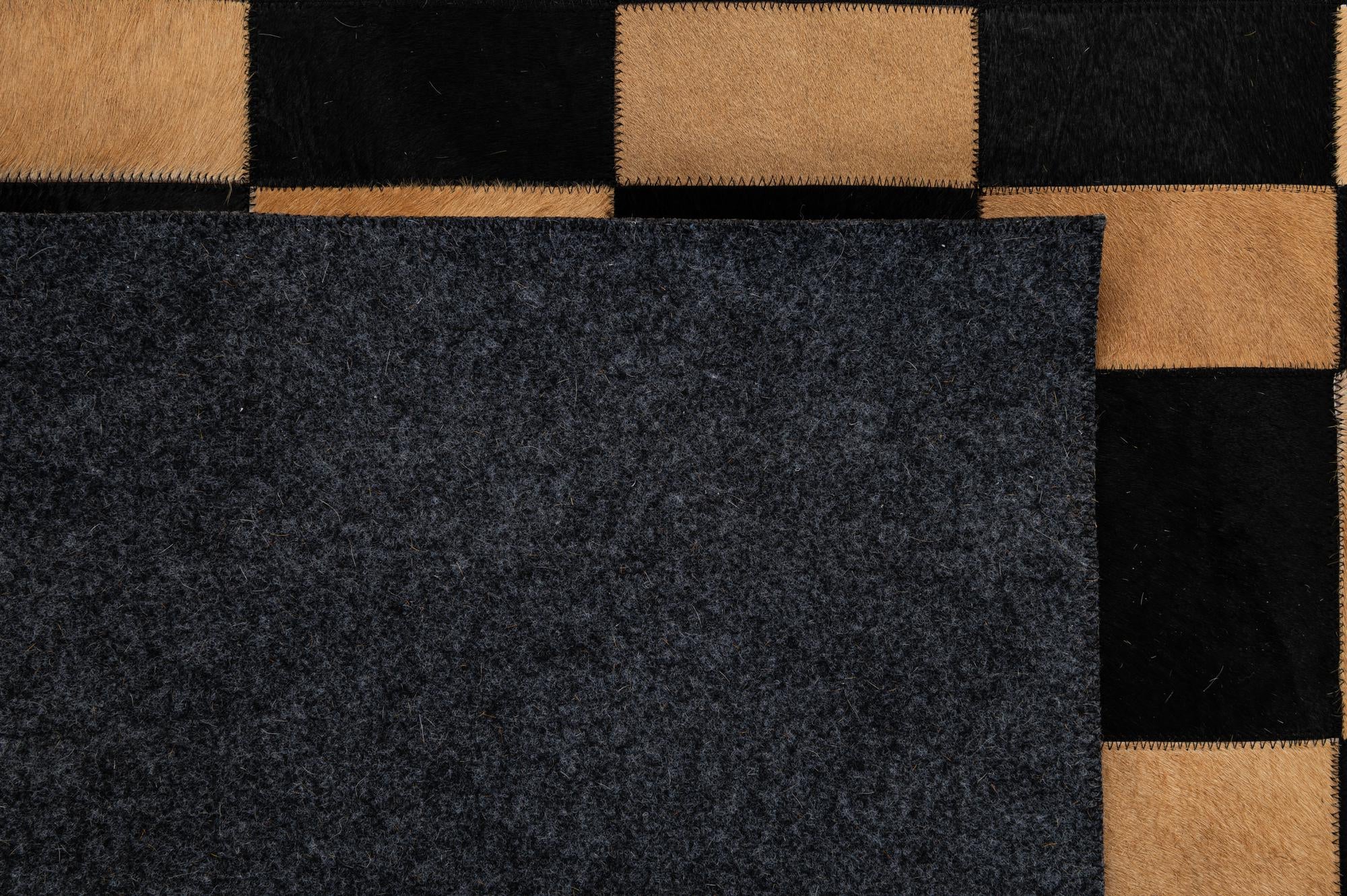 5' 2 x 7' 11 Cowhide - Patchwork Rug