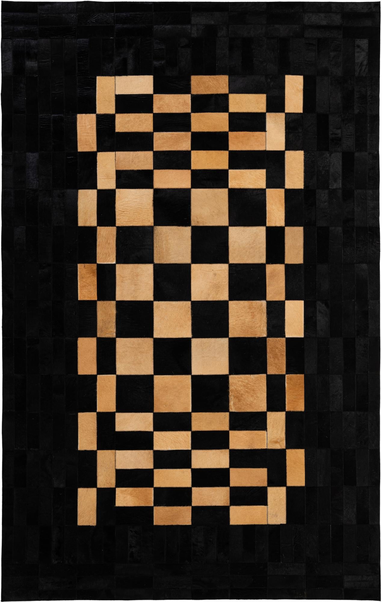 5' 2 x 7' 11 Cowhide - Patchwork Rug