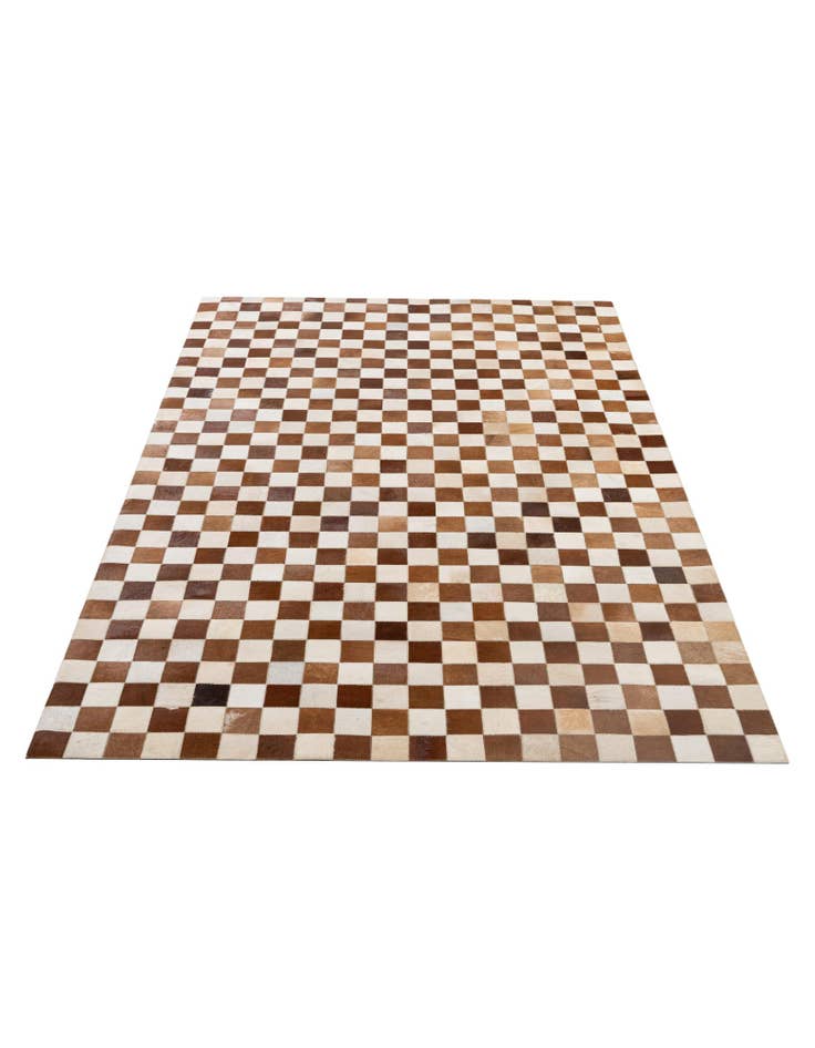 Detail image of 5' x 8' Cowhide - Patchwork Rug