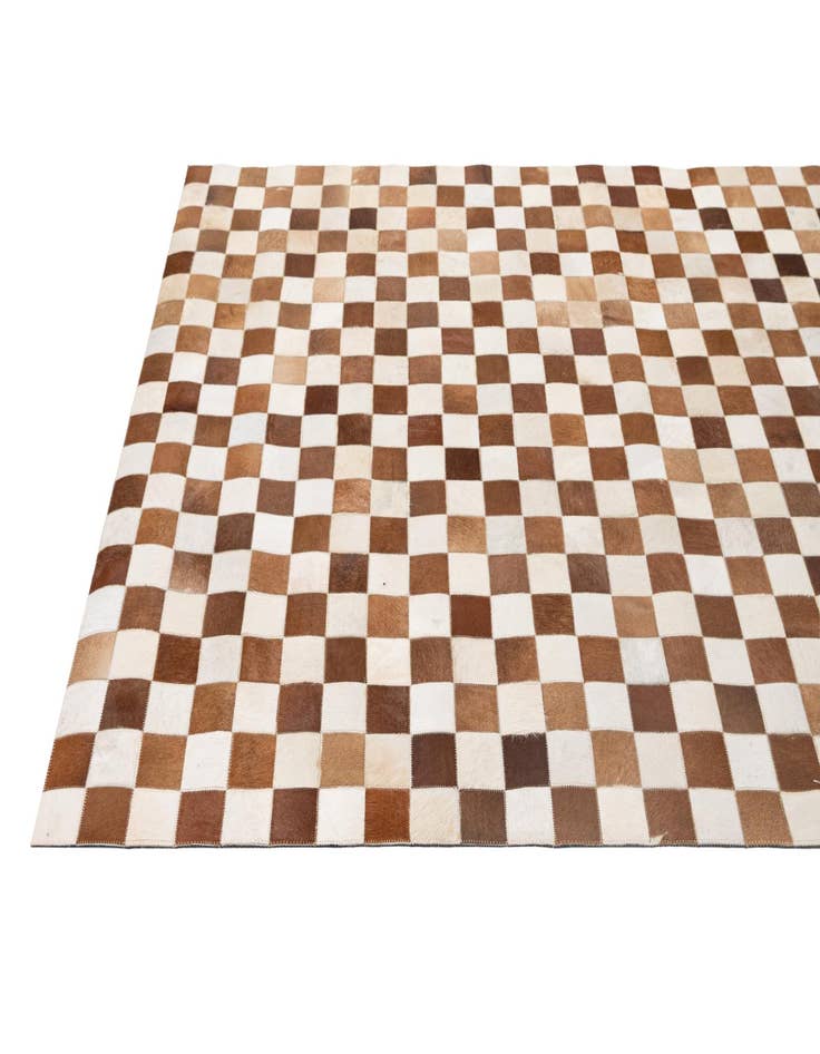 Detail image of 5' x 8' Cowhide - Patchwork Rug