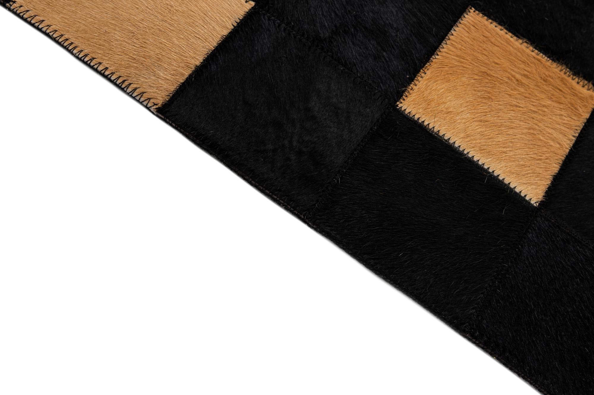 8' x 9' 11 Cowhide - Patchwork Rug