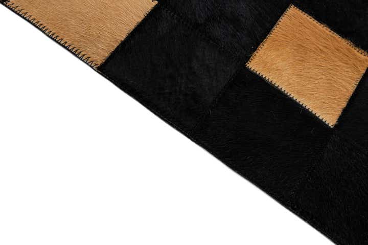 8' x 9' 11 Cowhide - Patchwork Rug