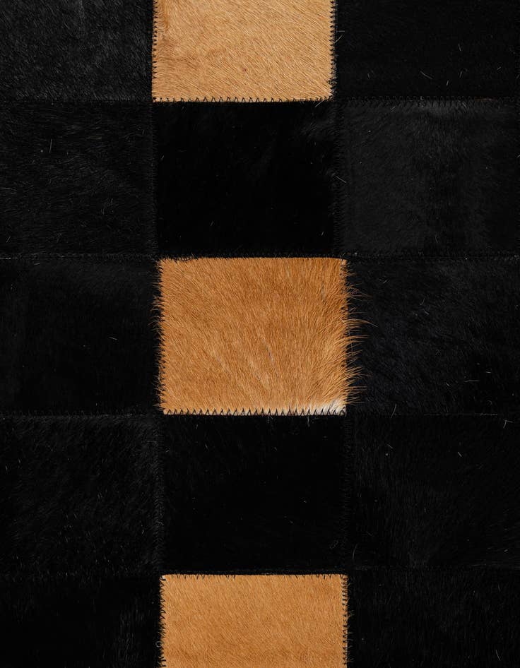 Detail image of 8' x 9' 11 Cowhide - Patchwork Rug
