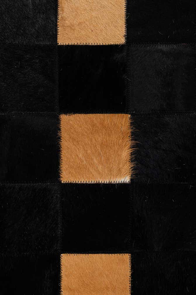 8' x 9' 11 Cowhide - Patchwork Rug