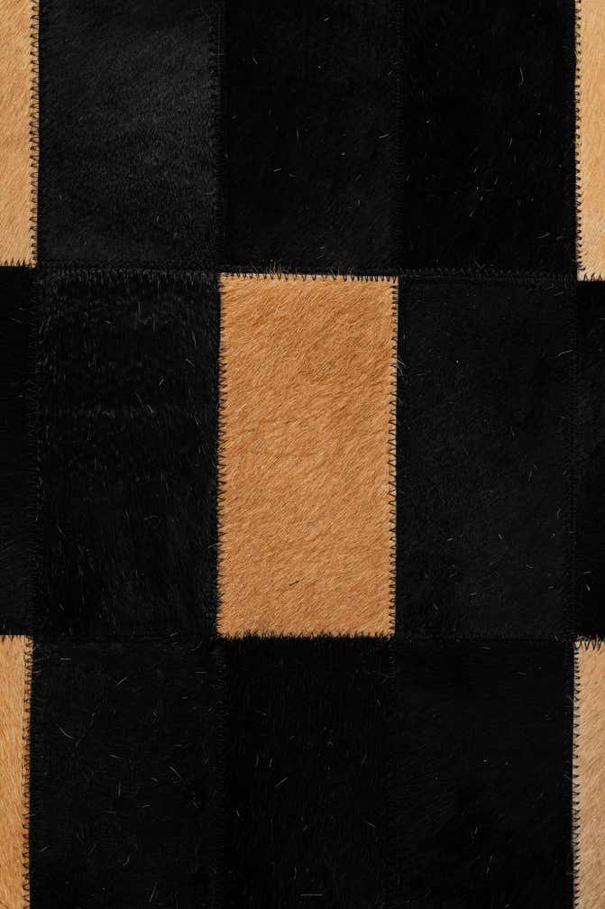 8' 1 x 9' 10 Cowhide - Patchwork Rug