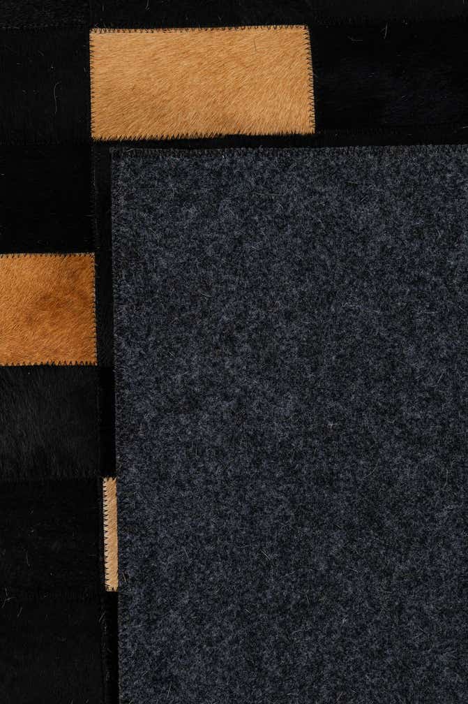 8' 1 x 9' 10 Cowhide - Patchwork Rug
