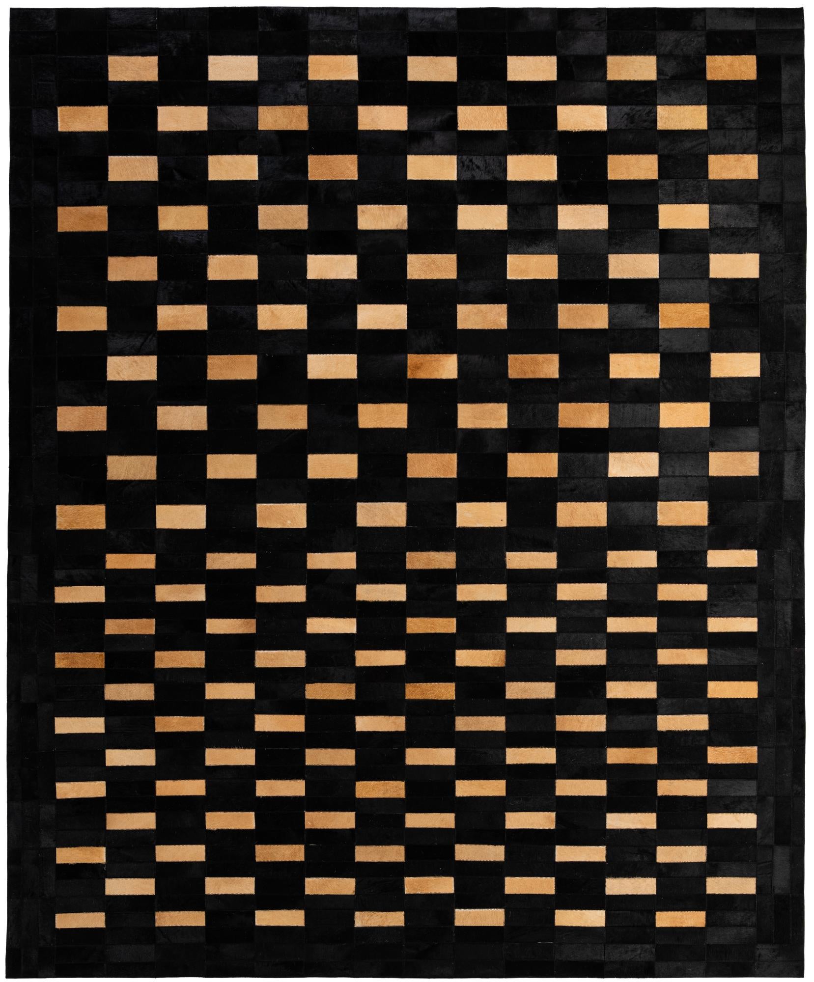 8' 1 x 9' 10 Cowhide - Patchwork Rug