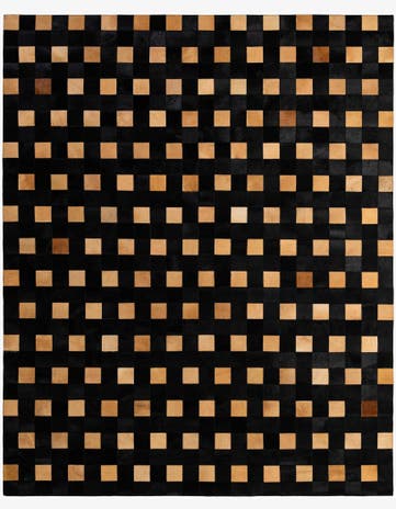 8' x 9' 11 Cowhide - Patchwork Rug