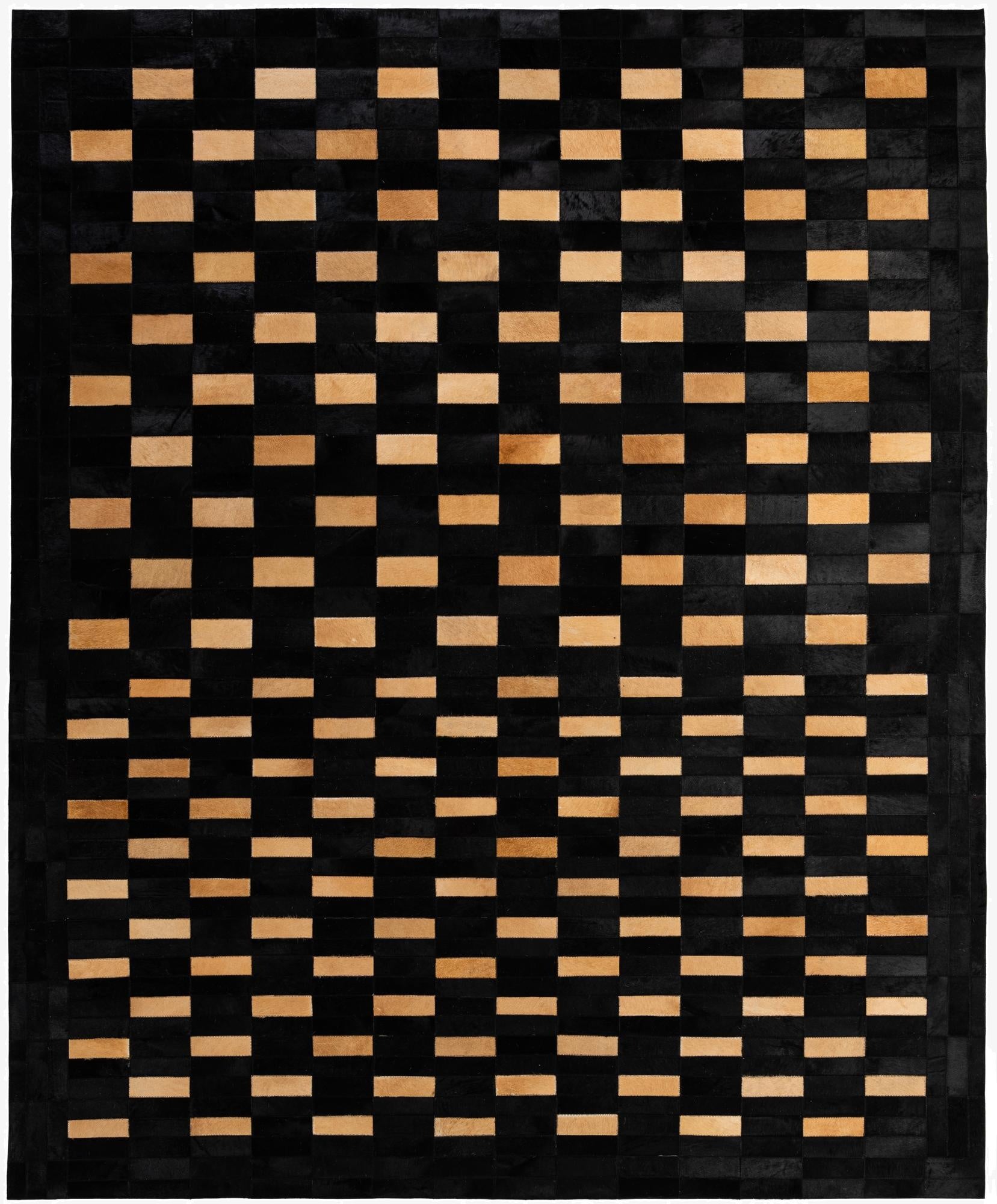 8' 1 x 9' 10 Cowhide - Patchwork Rug