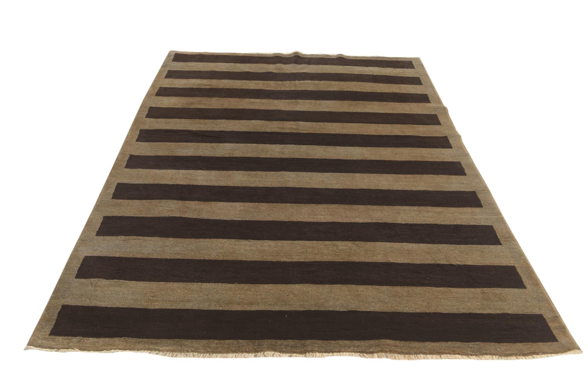 5' 4 x 7' 9 Hand Knotted Modern Ziegler Rug