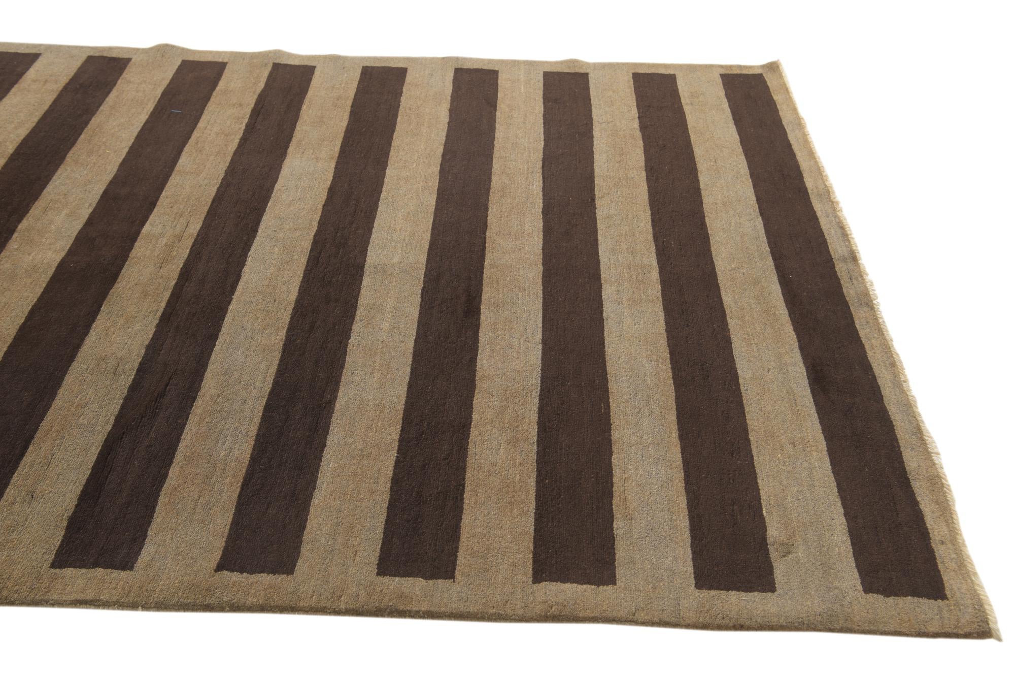 5' 4 x 7' 9 Hand Knotted Modern Ziegler Rug