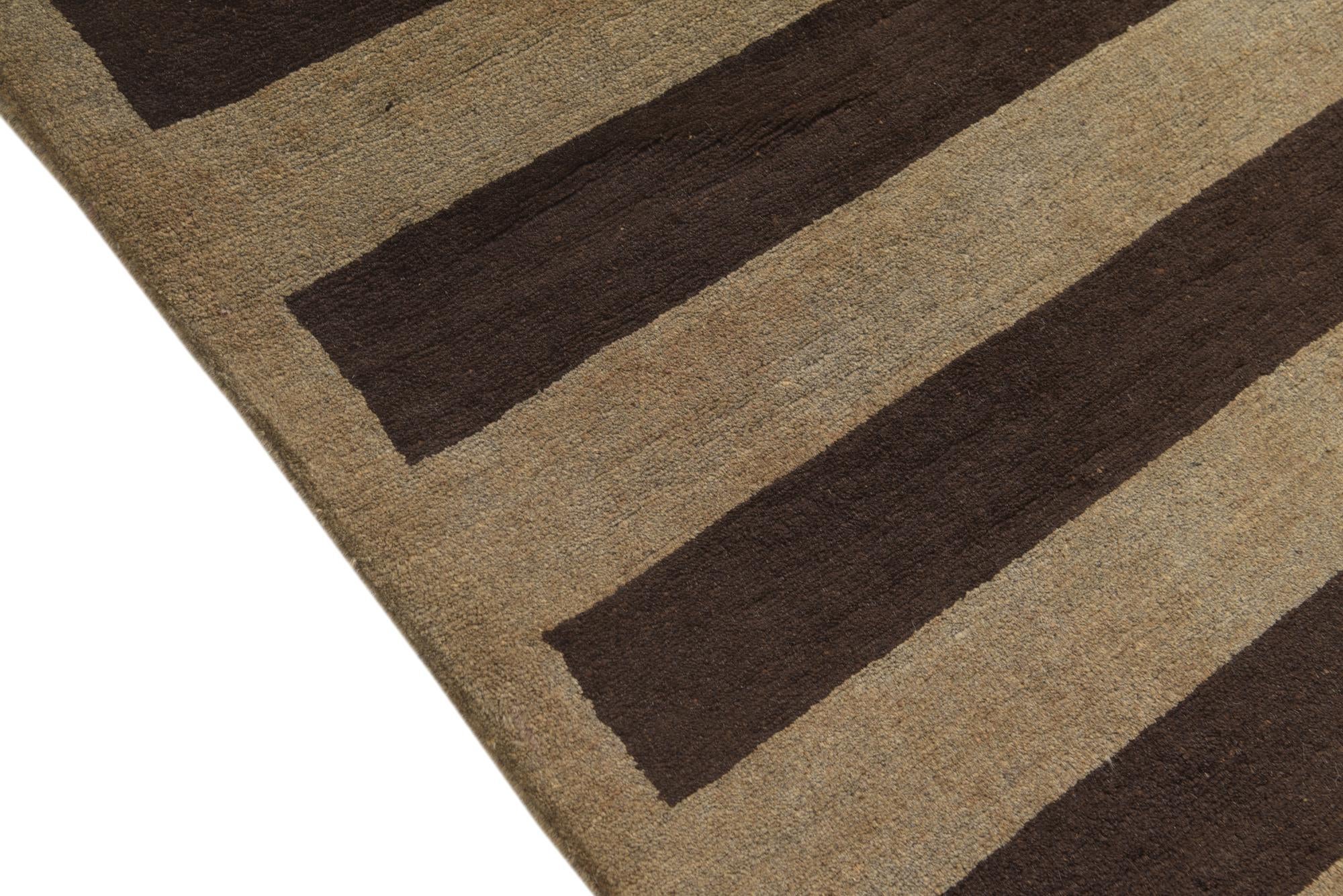 5' 4 x 7' 9 Hand Knotted Modern Ziegler Rug