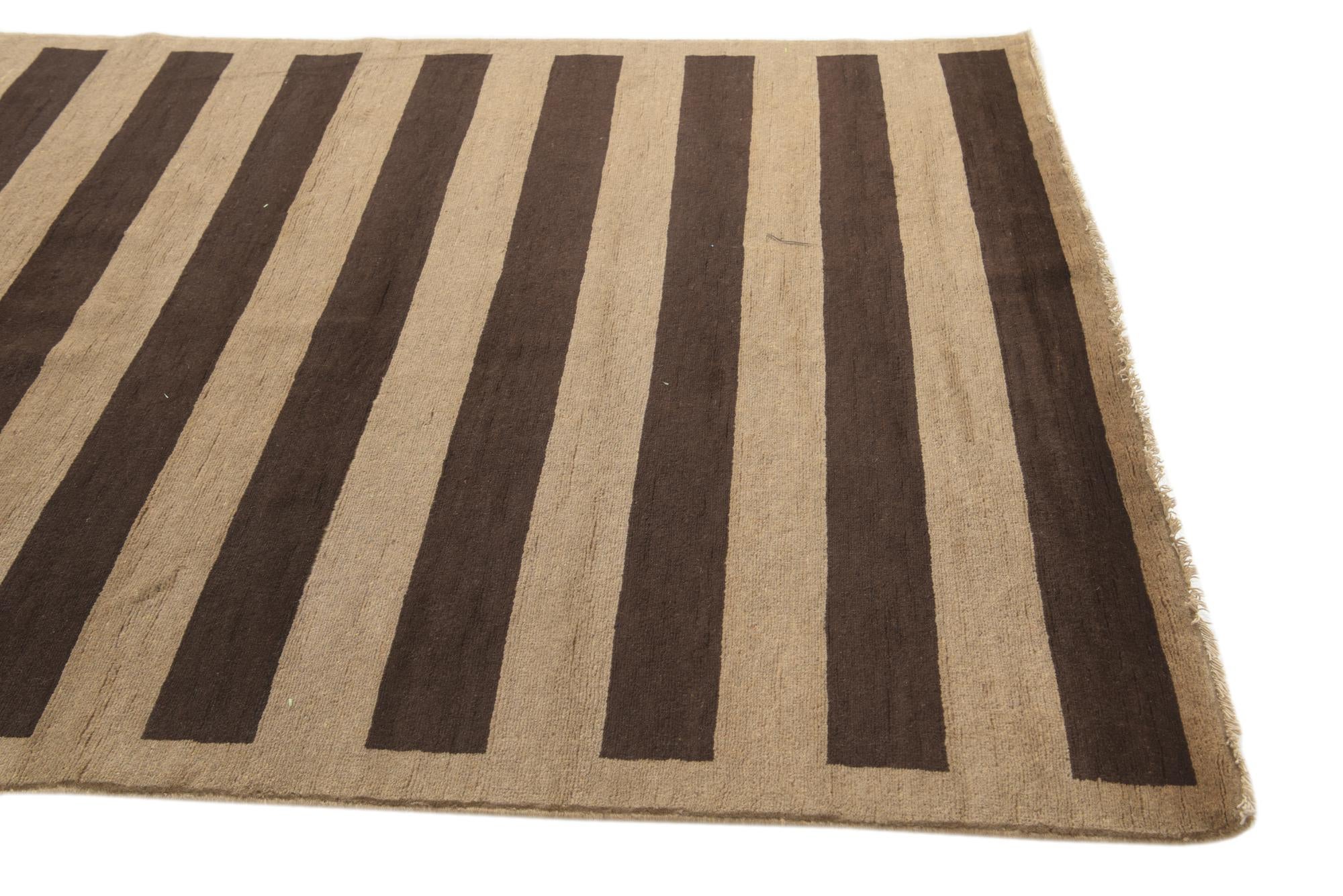 5' 5 x 7' 9 Hand Knotted Modern Ziegler Rug