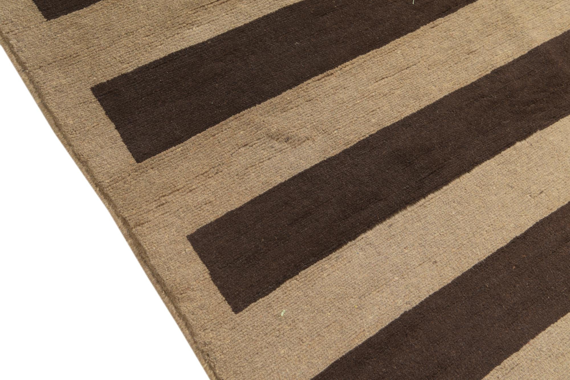 5' 5 x 7' 9 Hand Knotted Modern Ziegler Rug
