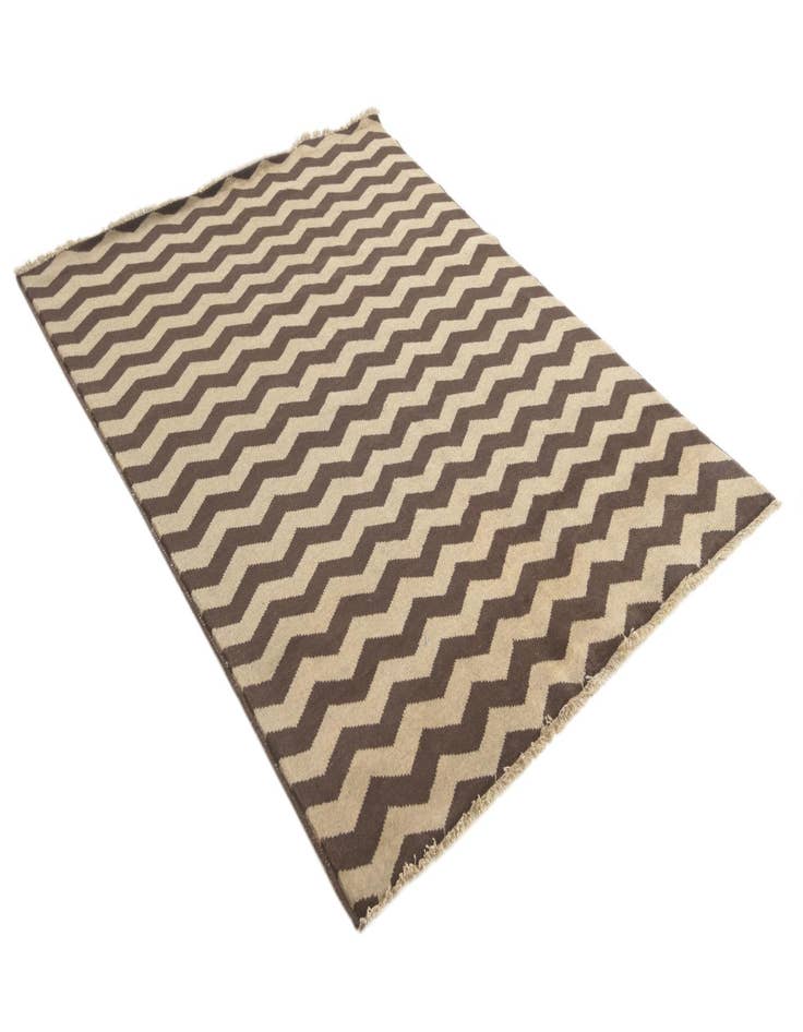 Detail image of 5' x 6' 4  Hand Knotted Modern Ziegler Rug