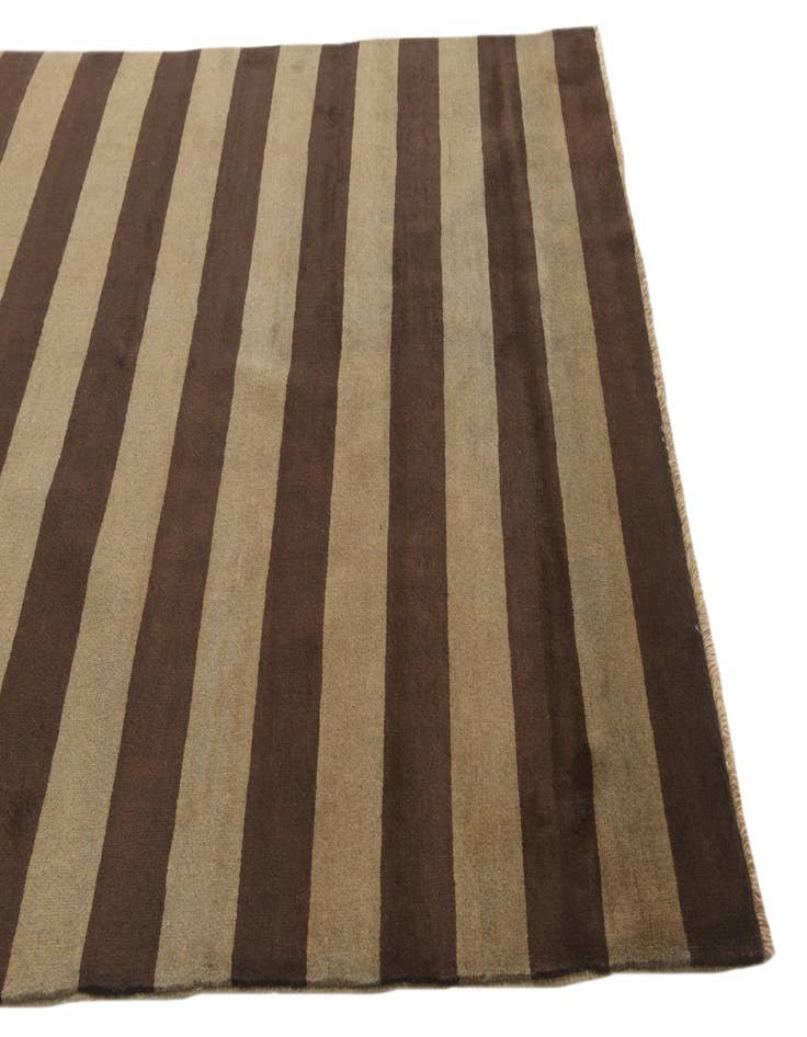 Detail image of 5' 6 x 8'  Hand Knotted Modern Ziegler Rug