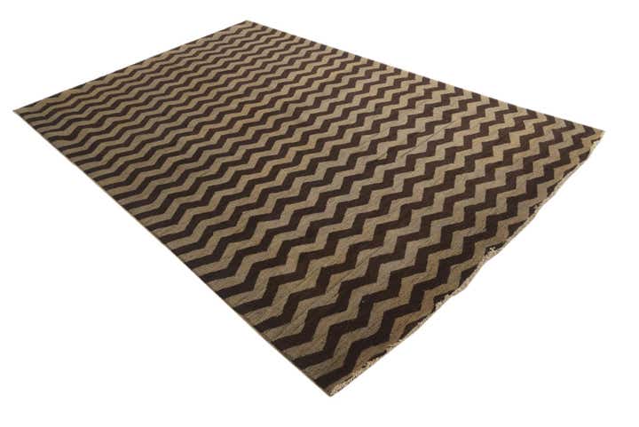 6' 6 x 9' 6 Hand Knotted Modern Ziegler Rug