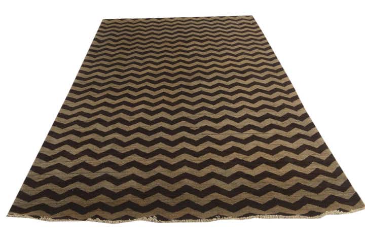 6' 6 x 9' 6 Hand Knotted Modern Ziegler Rug
