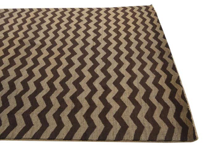 6' 6 x 9' 6 Hand Knotted Modern Ziegler Rug