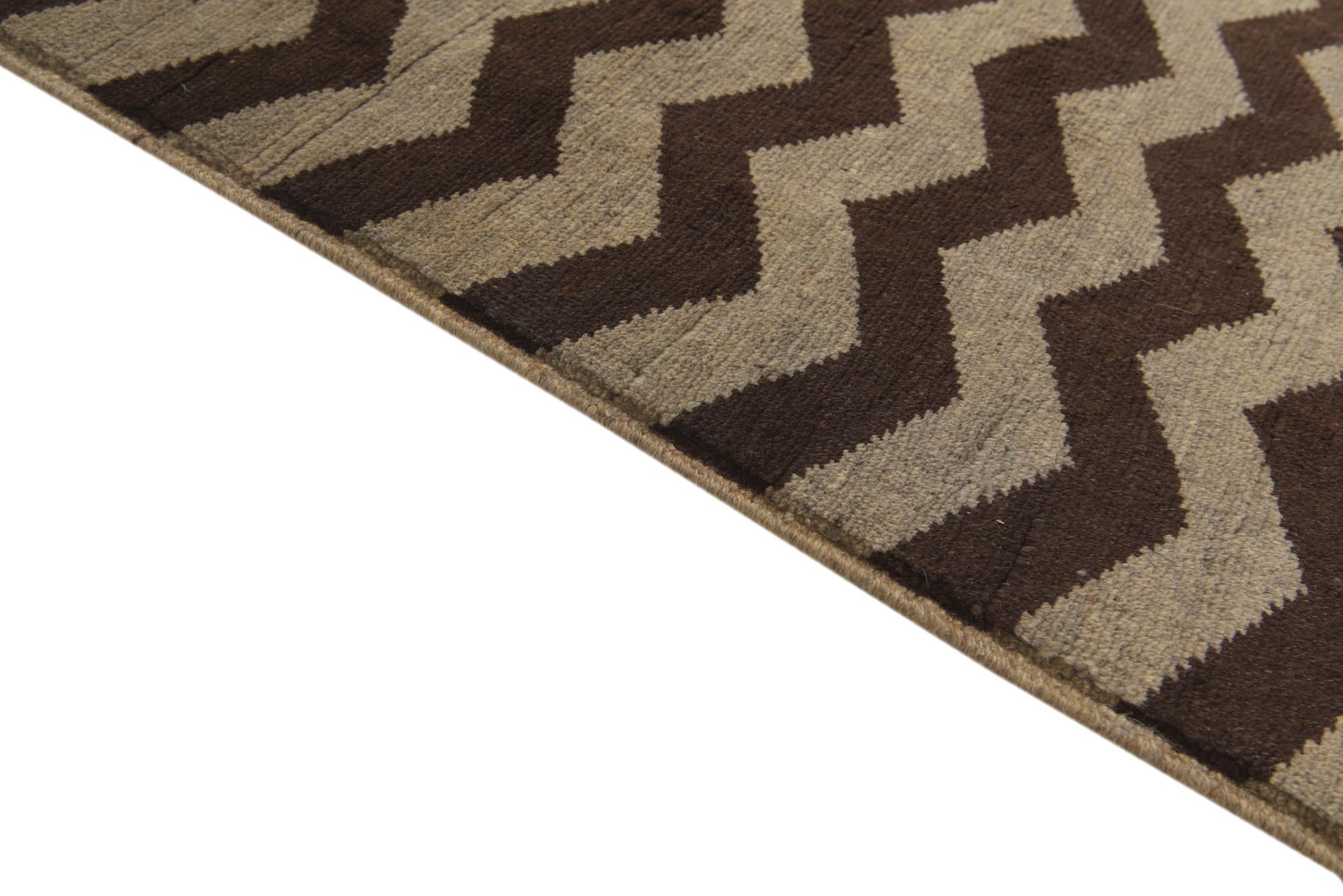 6' 6 x 9' 6 Hand Knotted Modern Ziegler Rug