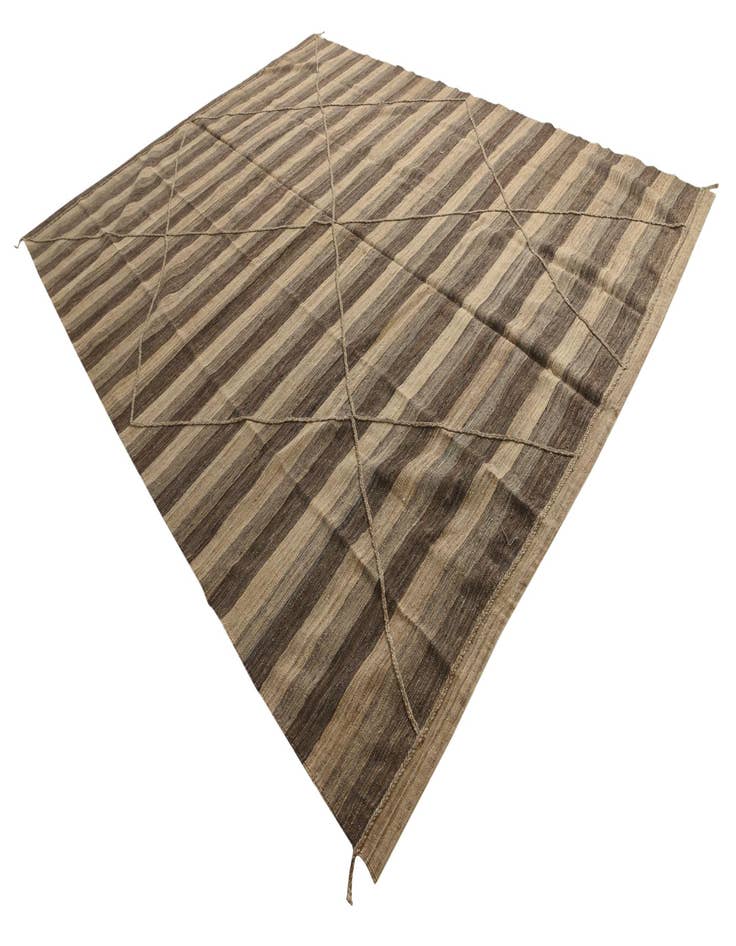 Detail image of 10' x 13'  Hand Woven Moroccan Wool Rug