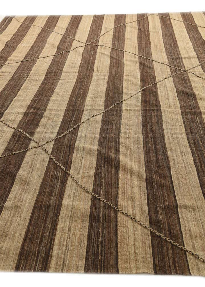 12' 9 x 13' 10 Hand Knotted Moroccan Wool Square Rug