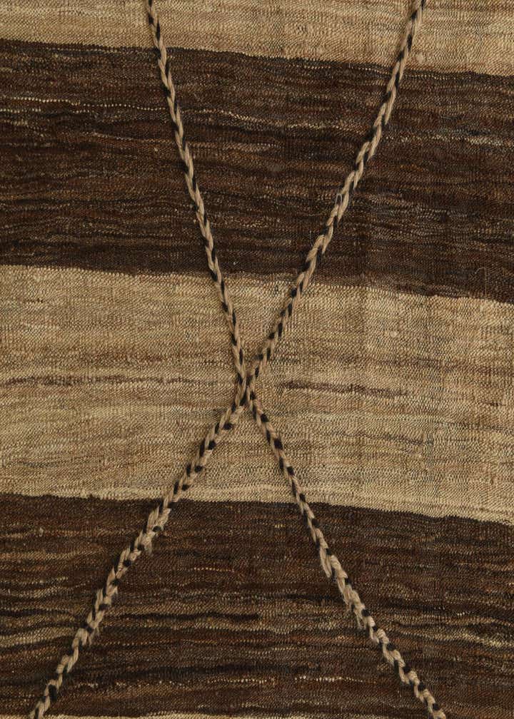 12' 9 x 13' 10 Hand Knotted Moroccan Wool Square Rug