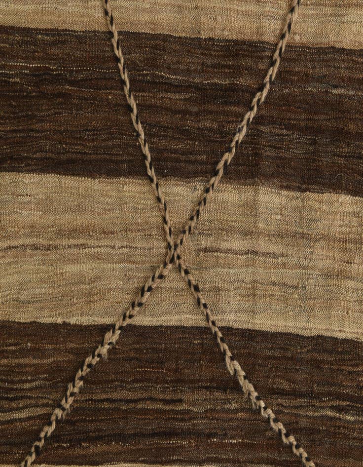 Detail image of 12' 9 x 13' 10  Hand Knotted Moroccan Wool Square Rug