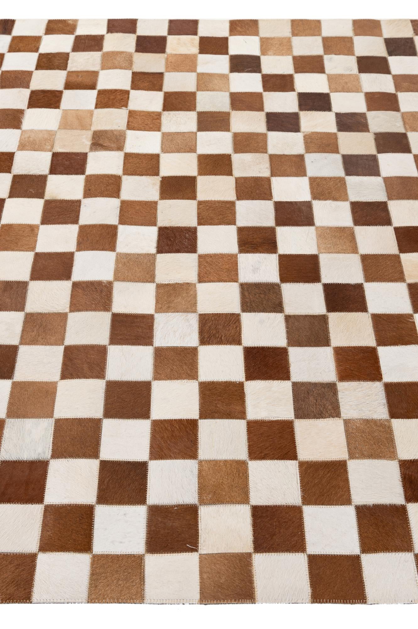 5' x 8' Cowhide - Patchwork Rug