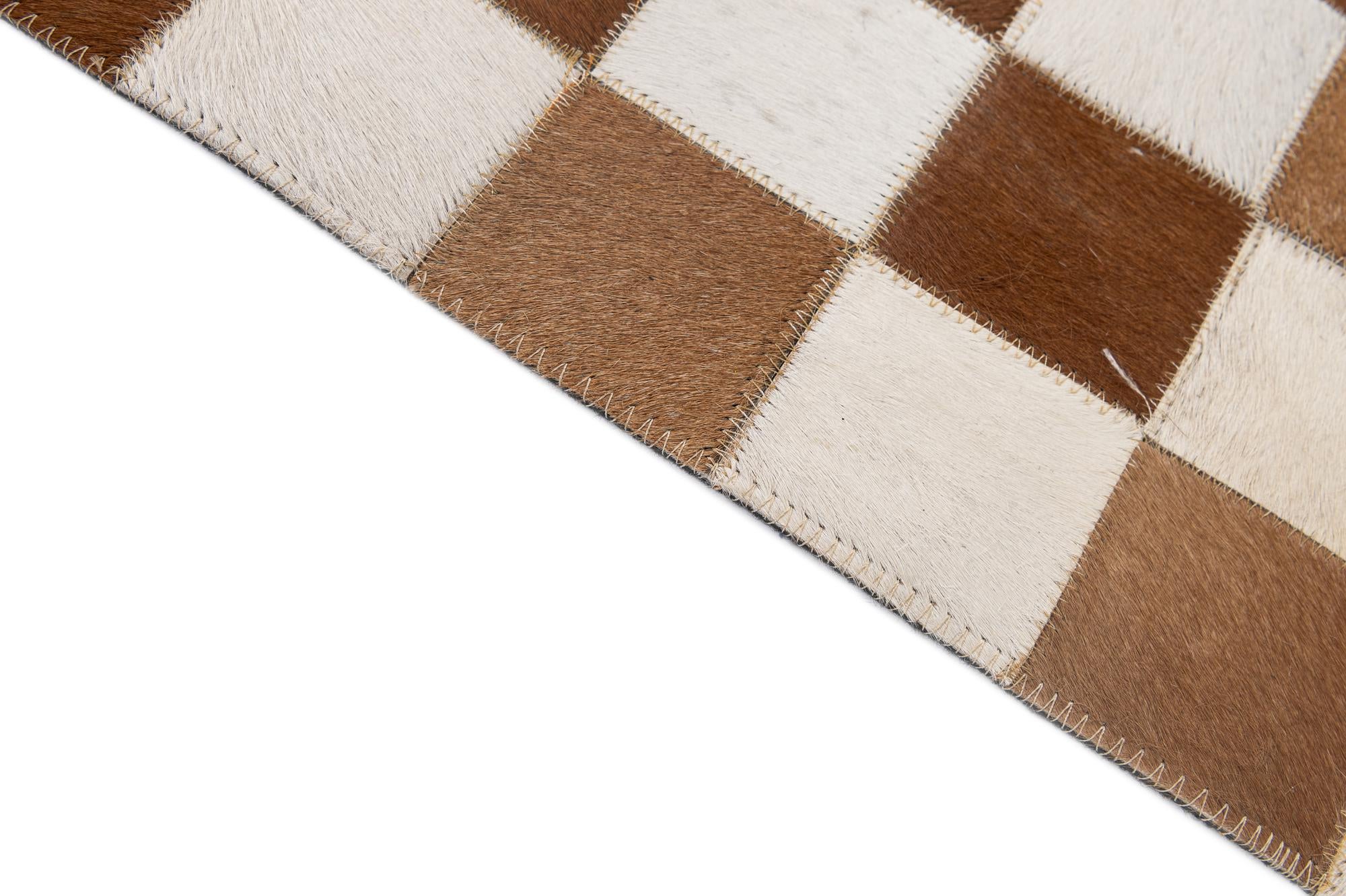 5' x 8' Cowhide - Patchwork Rug