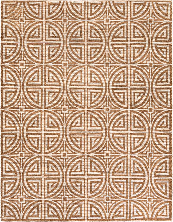 Detail image of 7' 10 x 10' Hand Woven Chenille Jute Rug