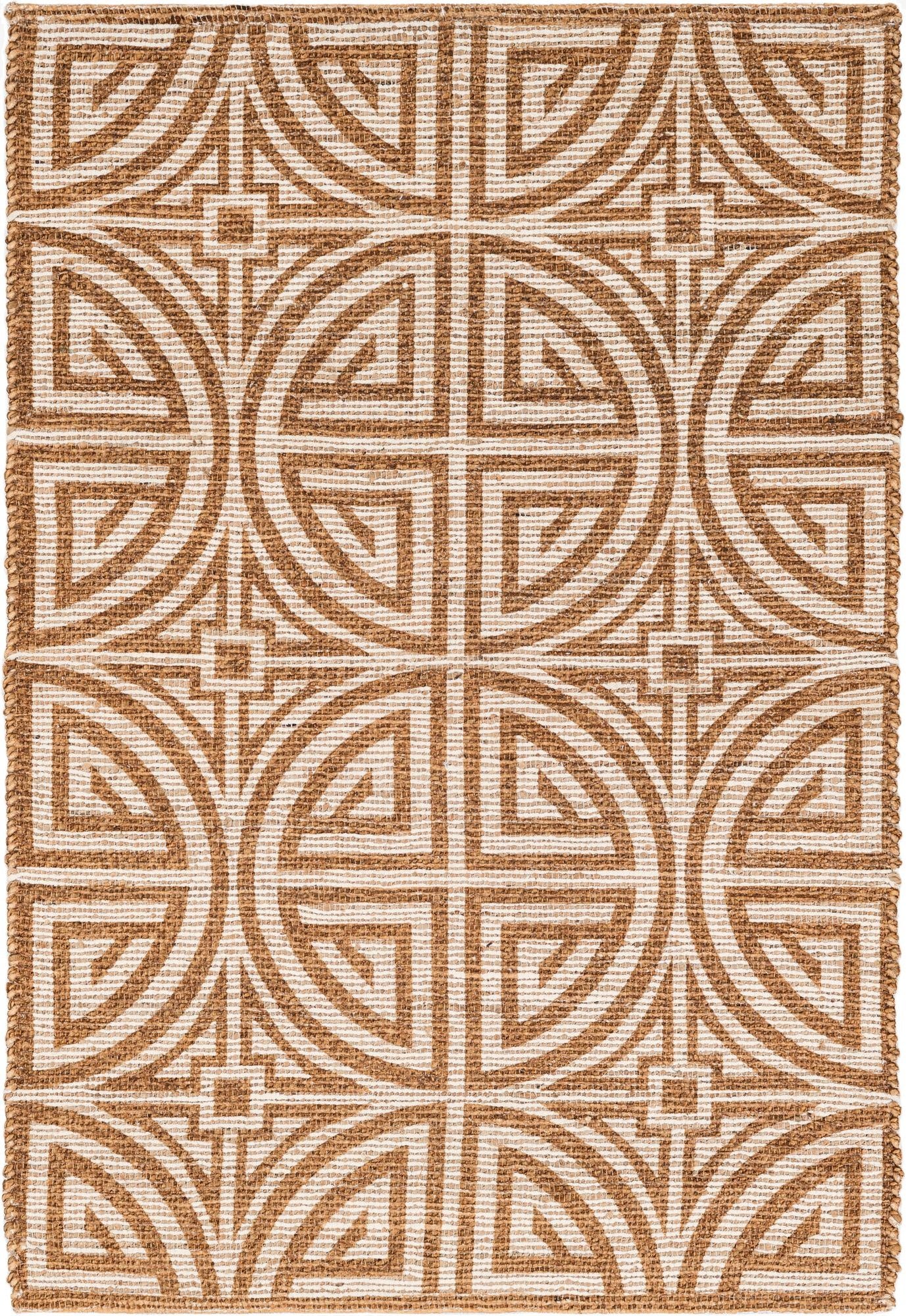 Primary image 125cm x 185cm  Hand Woven Chenille Jute Rug