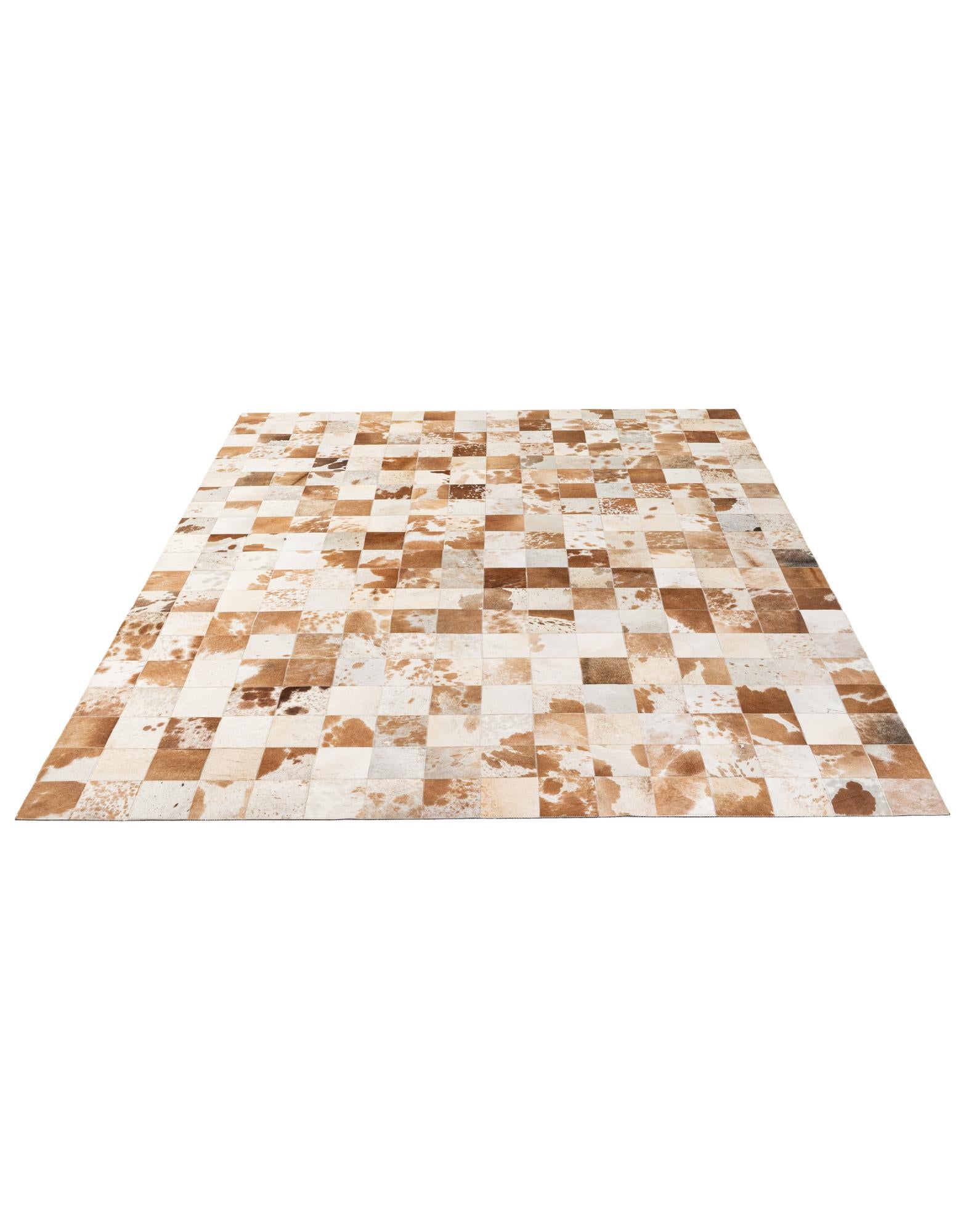 8' 1 x 9' 11 Cowhide - Patchwork Rug