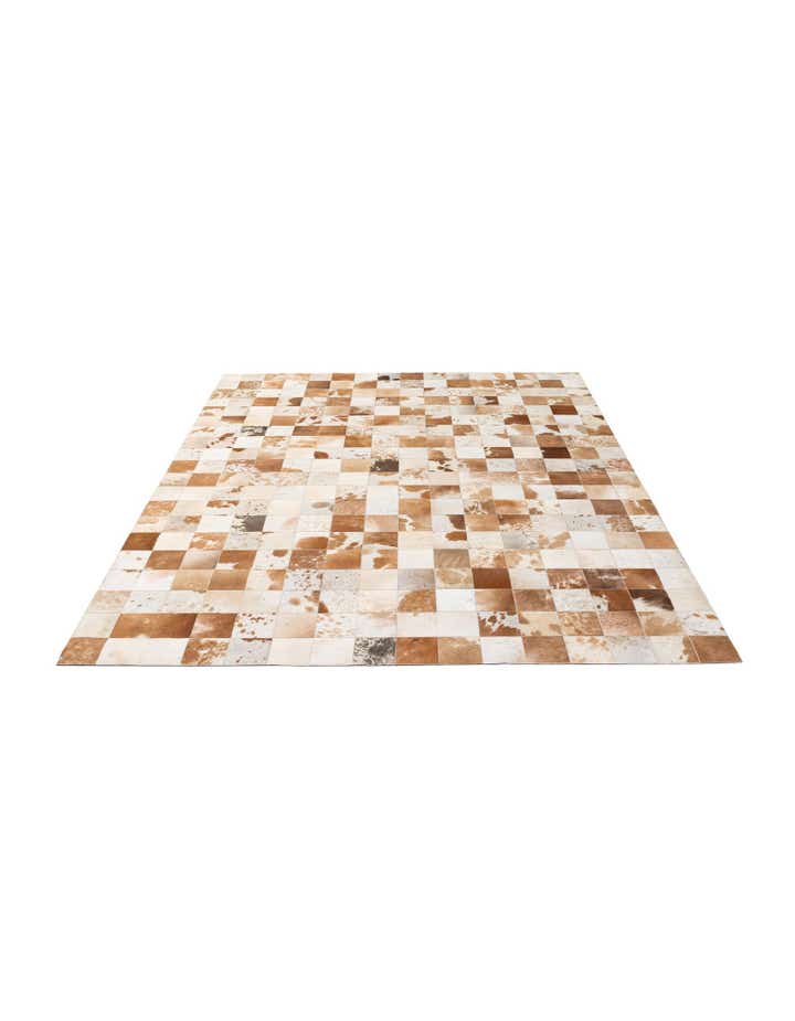 8' 1 x 10' Cowhide - Patchwork Rug