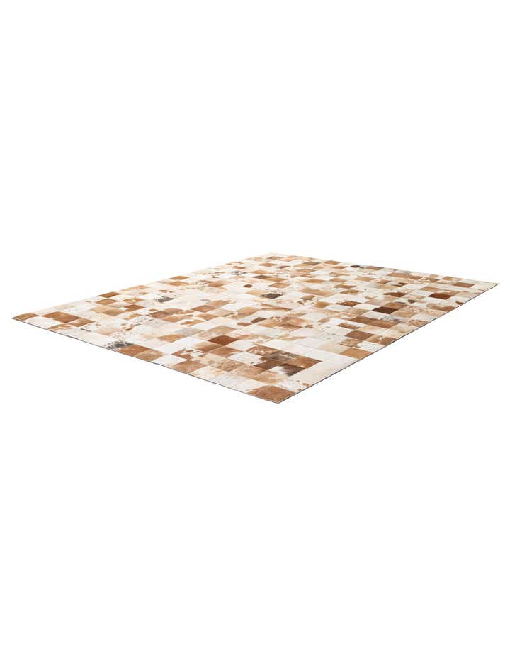 8' 1 x 10' Cowhide - Patchwork Rug
