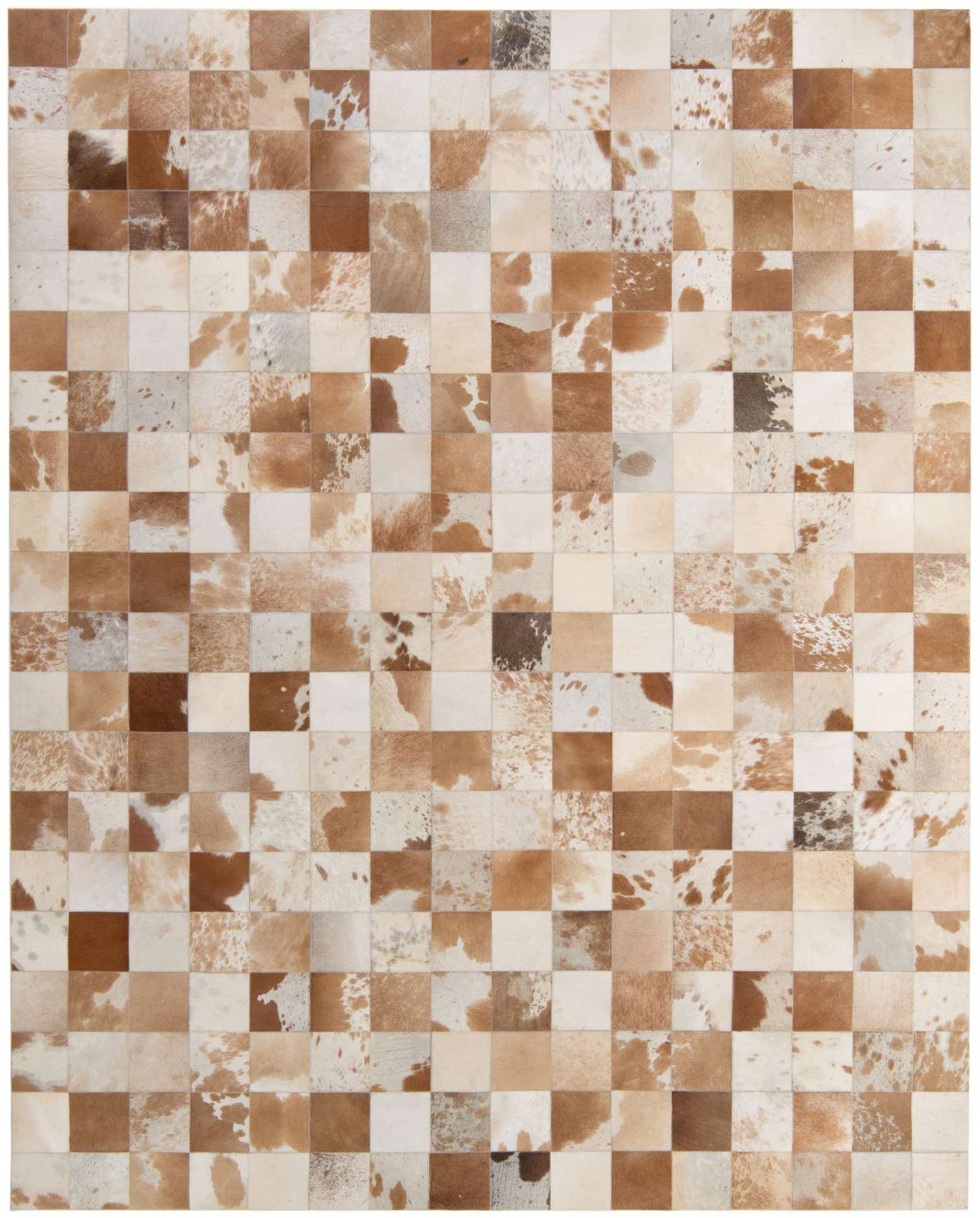 8' 1 x 10' Cowhide - Patchwork Rug