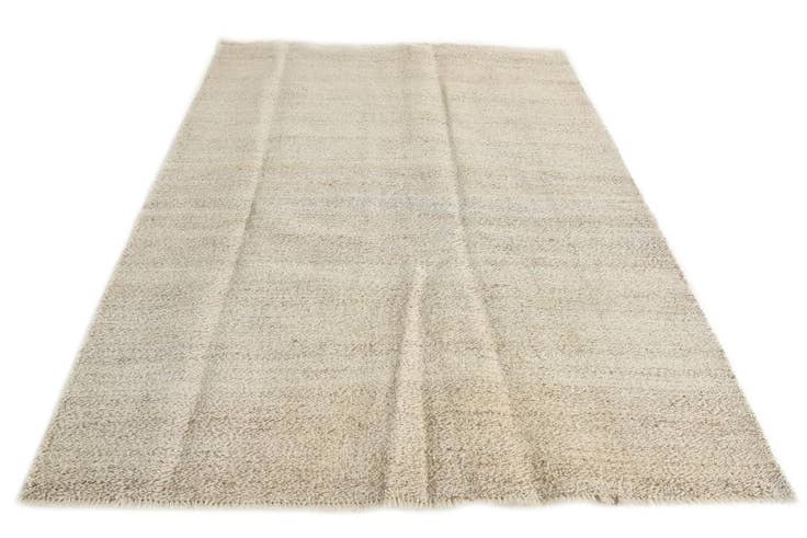 Detail image of 4' 7 x 6' 5 Hand Woven Kilim Modern Wool Rug