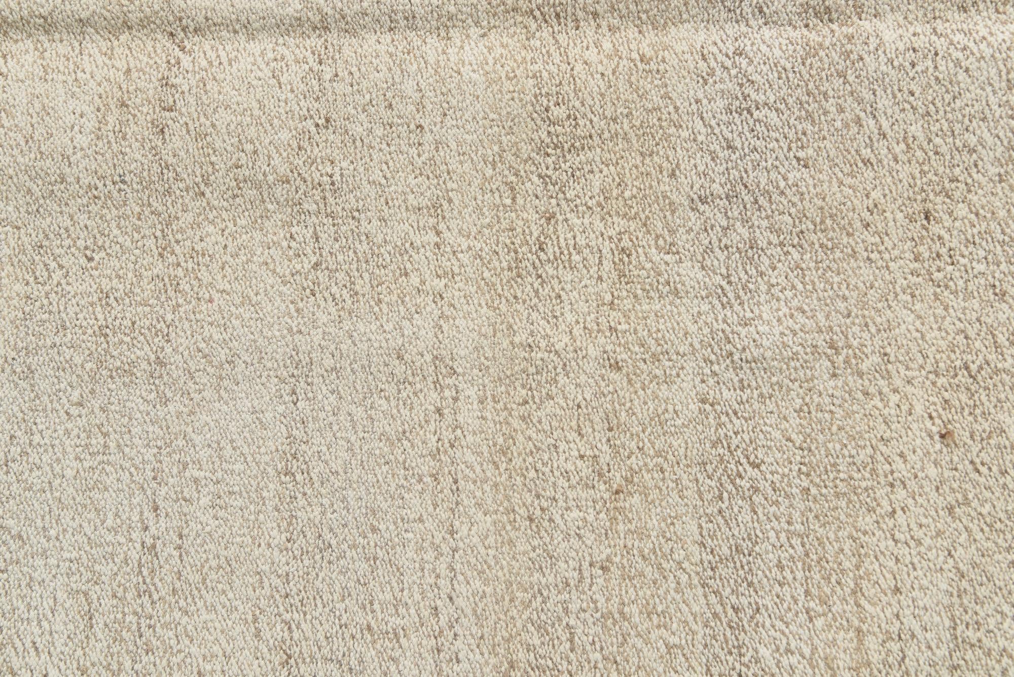 4' 7 x 6' 5 Hand Woven Kilim Modern Wool Rug