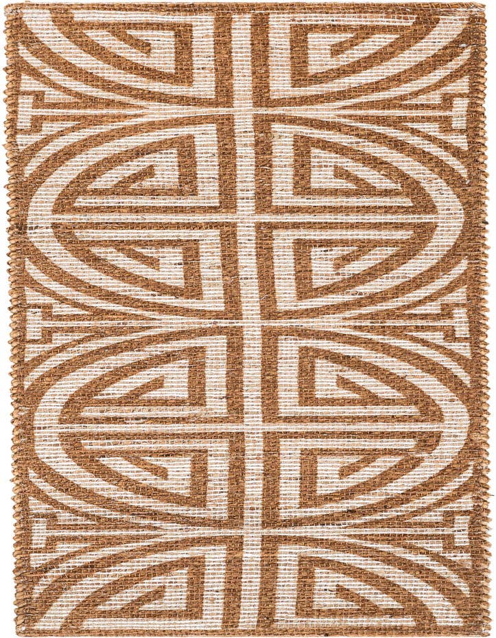 Detail image of 2' 2 x 6' 1 Hand Woven Chenille Jute Runner Rug