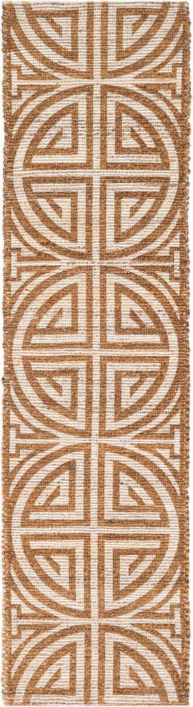65cm x 245cm Handgewebt Chenille Jute Läufer Teppich