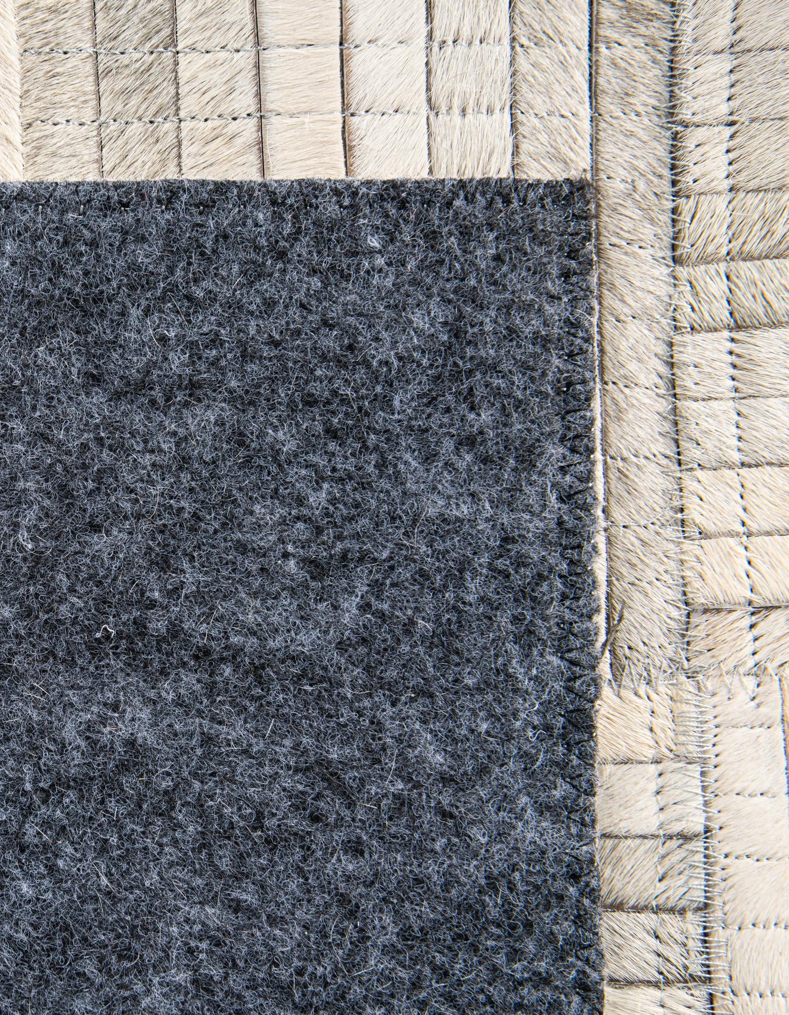 2' 2 x 8' Cowhide Leather Runner Rug