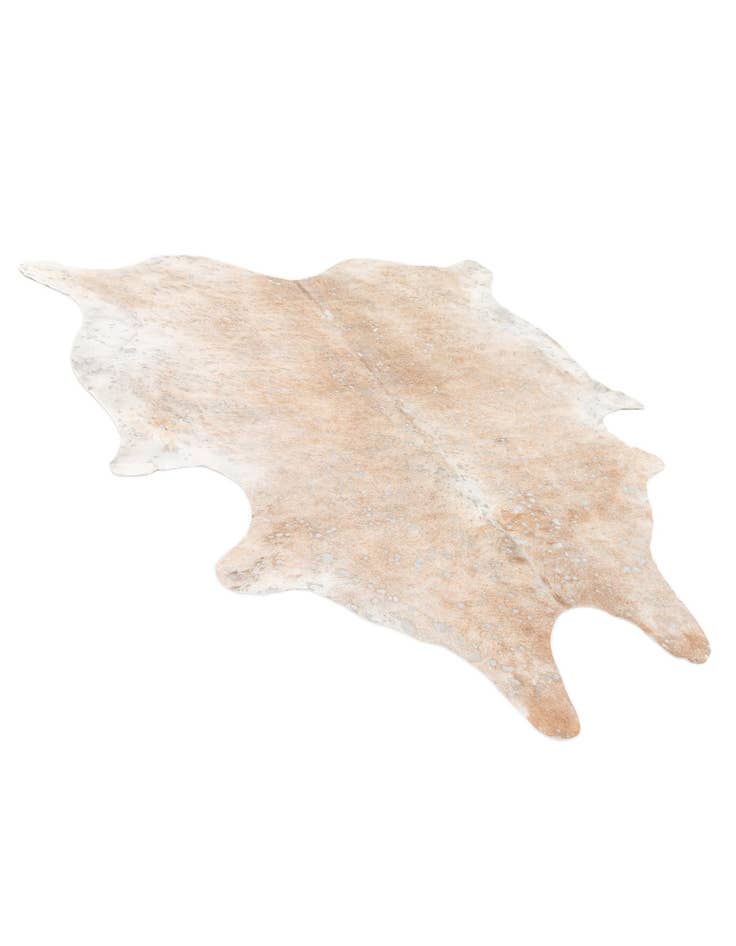Detail image of 6' 3 x 7' 3 Cowhide Leather Square Rug